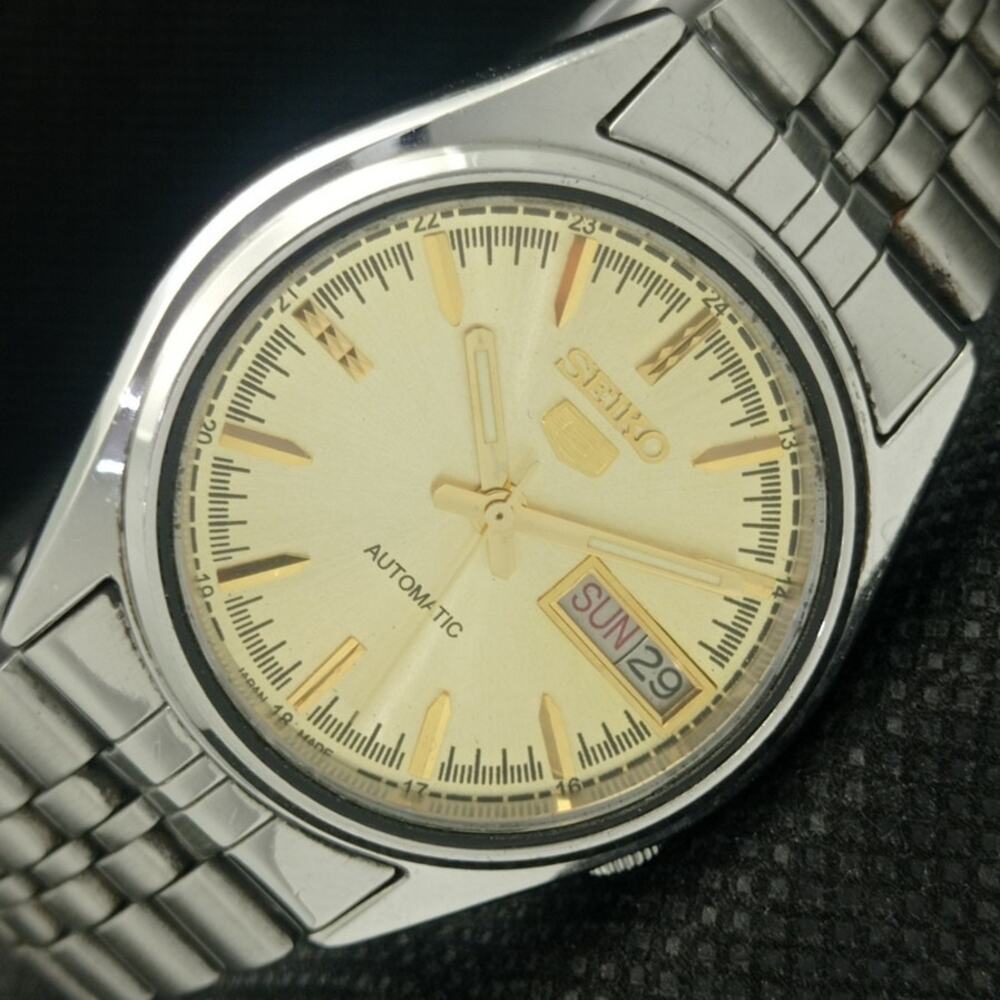 Seiko Silver and Gold Men's Watch
